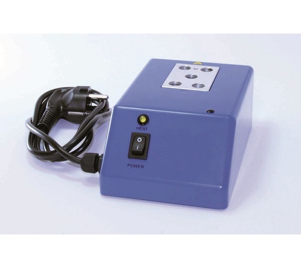 Dinkelberg Analytics Thermoblock / Inkubator – BRT/DELVO-Test, 5 Bohrungen D:10,9 mm, 230V/30W, analog