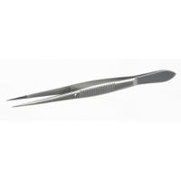 Product Image of Tweezer, stainless steel, sharp, with guide pin, L = 105 mm