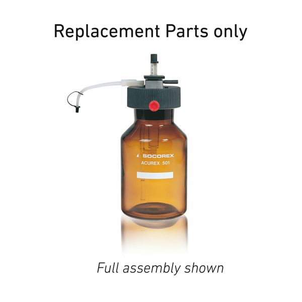 DWK Wheaton 2000 ml reservoir, flat, brown