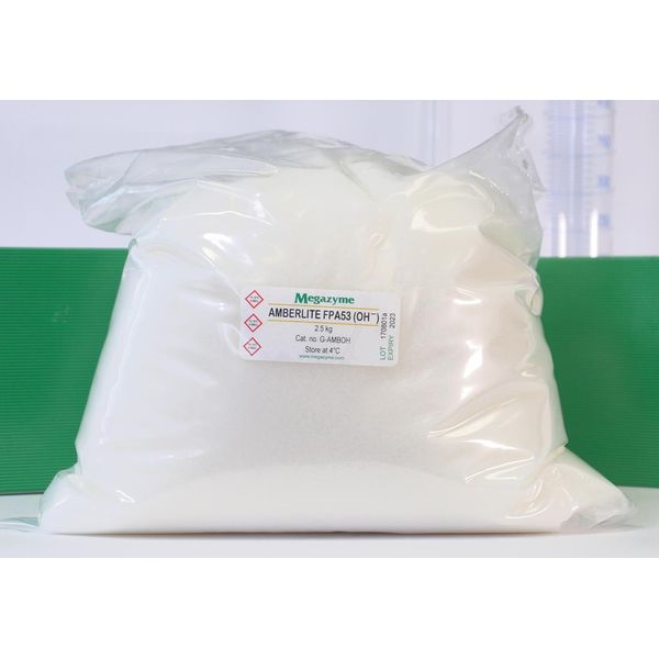 Neogen Megazyme Amberlite FPA OH- Ion Exchange Resin, 2500 g