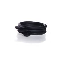 Duran Group DURAN GL 45 Kennzeichnungsring aus Silikon für GL 45 DURAN Laborflaschen, Schwarz, 20 St/Pkg
