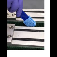 EnviroStik, blue scratch sponge with handle, with neutralizing buffer, 125 pc/PAK