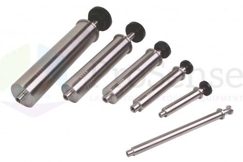 Dissolution Accessories Spritze, Edelstahl, 1 ml, 750 psi, 1/4-28F