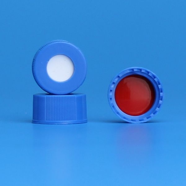 JG Finneran 9 mm R.A.M, Ribbed Cap, Royal Blue, PTFE/Silicone Lined, 10 x 100 pc/PAK