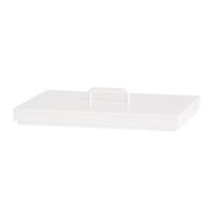 Product Image of Flat lid PP white, with handle, for E10, VGKL number: 443243010