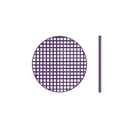 QLA 10 Mesh SS Screens for 6 Tube Disintegration Assembly for Pharmatest Testers, 6 pc/PAK