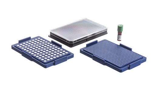 Greiner Bio-One 384 Well Bioprinting Kit: NanoShuttle -PL, Spheroid Drive, Holding Drive, 384 Well Mikroplatten schwarz μClear zellabweisender 
