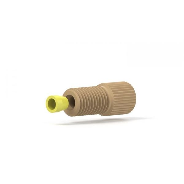 Upchurch Scientific Fitting, flanschlos, PEEK, für 1/8'' AD, natur, 10 St/Pkg