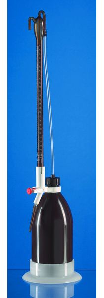 Brand GmbH & Co. KG Titrierapparat Schilling, SILBERBRAND, 25 ml, Boro 3.3, braun, LDPE-Flasche 1000 ml braun