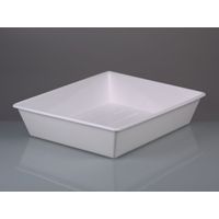 Product Image of Laboratory tray, PP white, in. LxW 400x500 mm, 21l