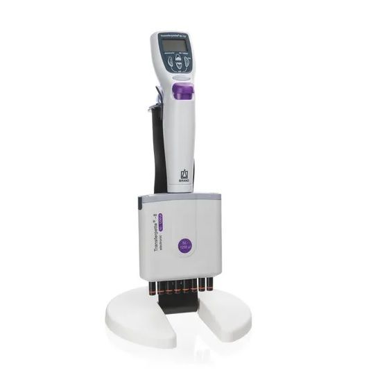 Brand GmbH & Co. KG Transferpette -8 electronic, 50 - 1250 μl, incl. individual stand, universal power supply (100-240 V / 50-60 Hz), DE-M