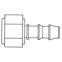 Product Image of ADAPTER 1/4'' NPTF TO 1/4'' ID HOSE NYON