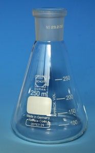 Dinkelberg Analytics Erlenmeyerkolben 2.000ml, mit Schliff NS 29,2, weiß grad.