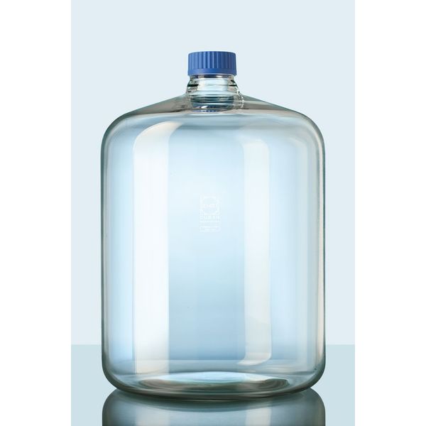 Duran Group Weithalsflasche, Klarglas, GLS 80, 50000 ml, mit Schraubverschluss, Ausgießring