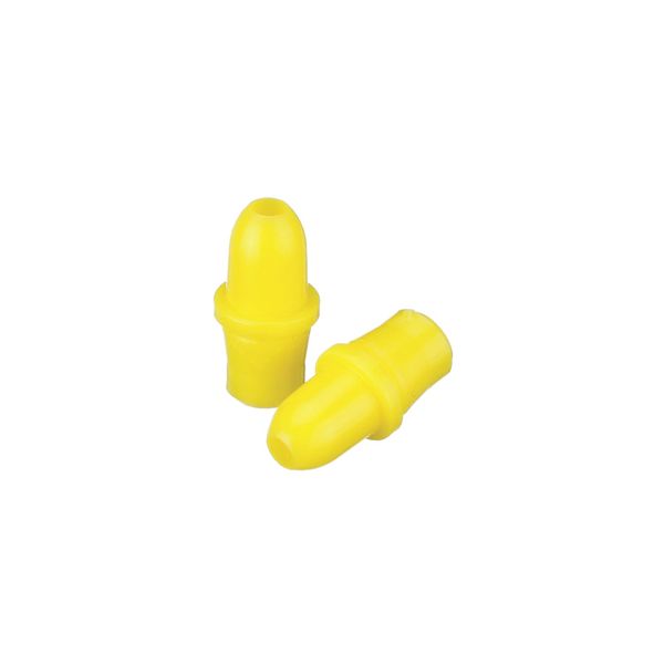 DWK Wheaton 8 mm LDPE dropper bottle tip, for 8-425 screw cap and 1-3 ml dropper bottle, yellow, 1000 pc/PAK