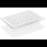 PCR plate 96-well, Rigid Frame, PC/PP, transparent, semi skirted, standard, wells transparent, BIO-CERT PCR-Q, 50 pc/PAK
