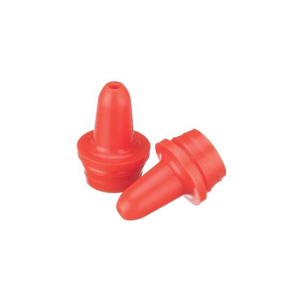 DWK Wheaton 15 mm LDPE Tropfflaschenspitze, für 15-415 Schraubverschluss und 7-15 ml Tropfflasche, orange, 1000 St/Pkg