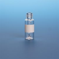 Product Image of 100 µl Clear Interlocked Vial with Insert, 12x32 mm 8-425 mm Thread with White Marking Spot, 100 pc/PAK