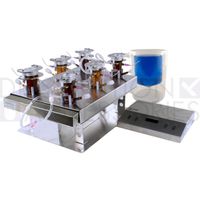 Product Image of 6-Zelle Manual Diffusion Test System mit 12 ml Zelles, Orifice 15 mm, Amber