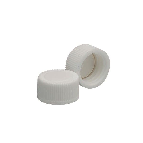 DWK Wheaton Schraubkappe, PP, weiß, PTFE/PE-Einlage, Größe 13-425, 19000 St/Pkg