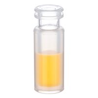 Product Image of Snap Top Vials, Plastic. Translucent, 1ml, an 11mm snap-ring and 12x32mm OD, for use as an autosampler vial, MicroSolv Brand, 100pc/PAK