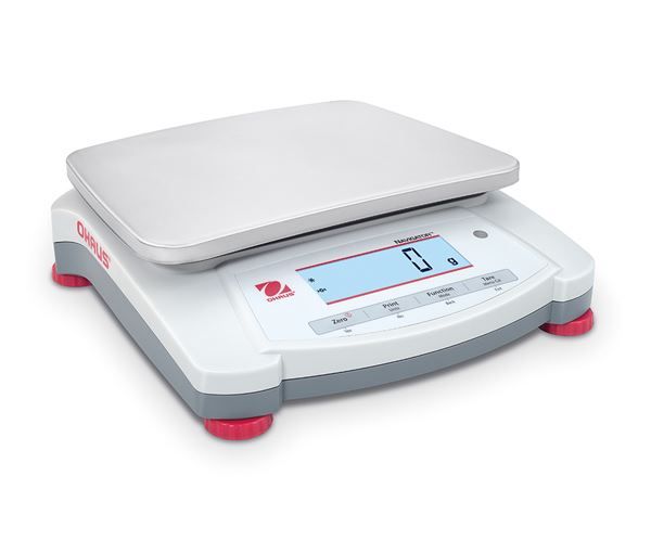 Ohaus Portable Balance Navigator, NVT6200-EU, Readability (Certified) 1g, Maximum Capacity 6200g, Pan Size 230x174mm