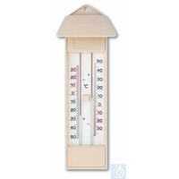 Product Image of Max-Min-Thermometer, ca. -35+50 / 1°C, Plastik, rote Spezialfüllung