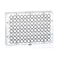 Product Image of Cell culture microplate, 96 well, PS, U-bottom, transparent, Cellstar®, cell-repellent surface, cover plate with condensation rings, sterile, 4 x 8 pc/PAK