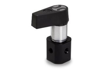 Hamilton Manual Distribution-Flow Valve, HVX D2-5, 2 Ports, Ã ̧ 3 mm