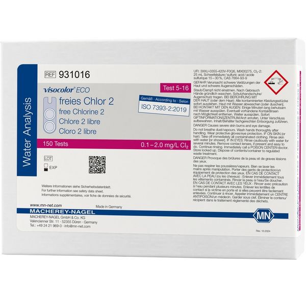 Macherey-Nagel Visocolor alpha Testbesteck freies Chlor 2