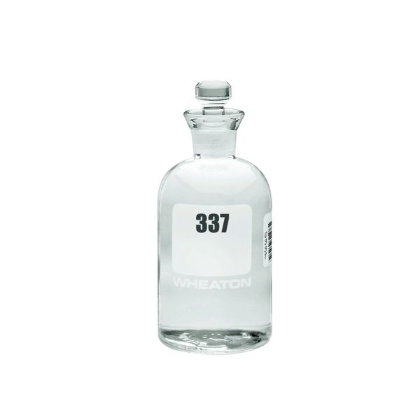 DWK Wheaton BSB-Flasche, 300ml, ''Robotic''-Stopfen, von 337-360 nummeriert, 69 x 165 mm, 24 St/Pkg