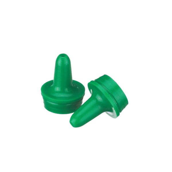 DWK Wheaton 20 mm LDPE Tropfflaschenspitze, für 20-410 Schraubverschluss und 30-125 ml Tropfflasche, grün, 1000 St/Pkg