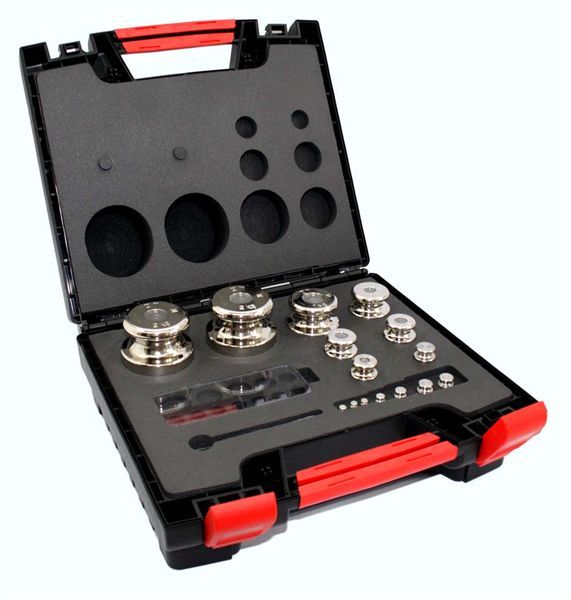Ohaus Weight Set, 1g-2kg, OIml M1, 15 Weights, in Hardcase