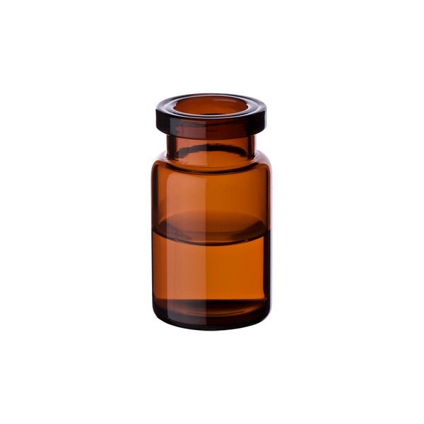 Microsolv Headspace Vial amber, 6 ml, Crimp Top 20 mm, Agilent Style, Flat Bottom, 100 pc/PAK