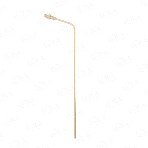 QLA 7.75 inch (195mm) Bent PEEK 1/8 inch (3.2mm) OD Cannula with PEEK Luer Lock & PTFE sleeve for full flow/QLA inch01 inch style filters