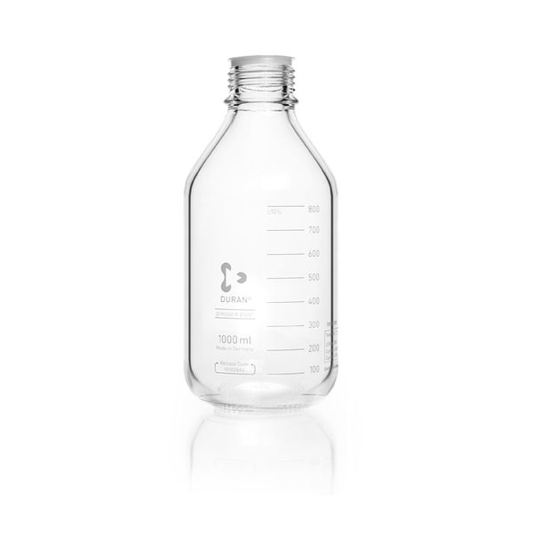 Duran Group Laboratory bottle, pressure plus, 1000 ml, GL45, up to 1.5bar, without cap, 10pcs, 10 pc/PAK