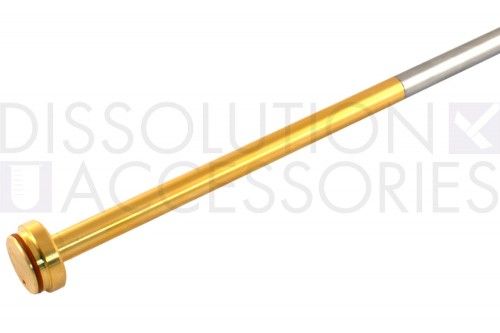Dissolution Accessories Korb Schaft, 19'', Edelstahl, Gold beschichtet, O-Ring Stil, Distek