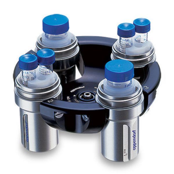 Eppendorf Swing-bucket rotor A-4-38 & 4 round buckets 100 mL, for centrifuge 5702/5702 R/5702 RH