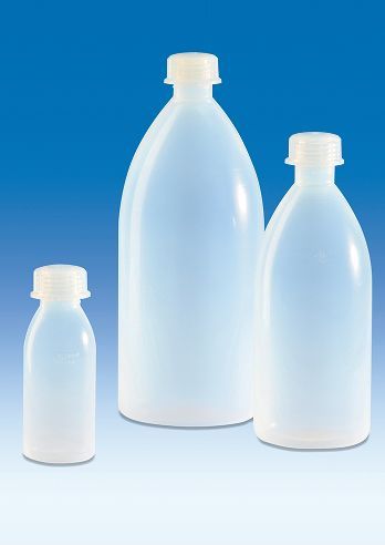 Vitlab Flasche, PFA, transparent, 2000 ml HxD. 245x130mm, S40, mit Schraubverschluss