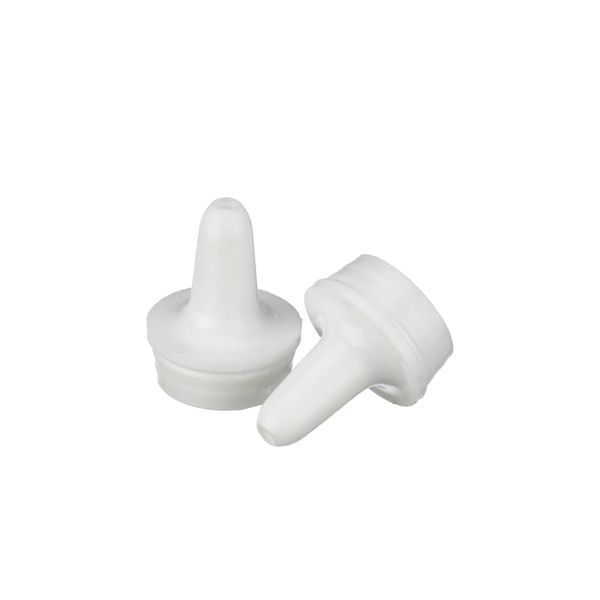 DWK Wheaton LDPE-Tropfflaschenspitze, weiß, für Schraubkappe 20-410 und 30-125 ml Tropfflasche, 20 mm, 1000 St/Pkg