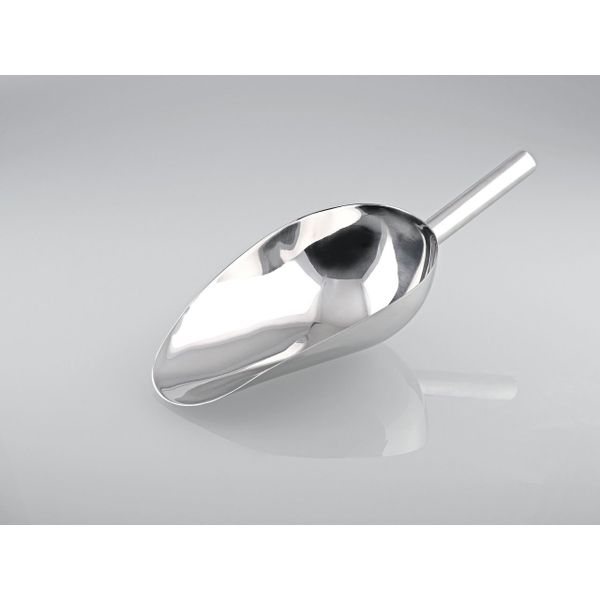 Bürkle Lebensmittelschaufel, V2A, 500 ml, Gesamtlänge 350 mm, L x B 220 x 130 mm