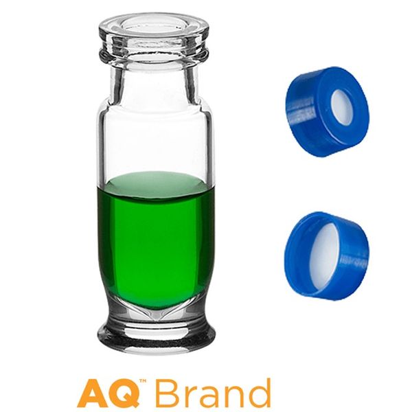 Microsolv EPP MRV Vial, clear, 1.8 ml, Snap Cap blue with PTFE Septa, 100 pc/PAK