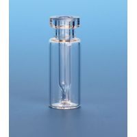 Product Image of 100 µl Clear Interlocked Vial with Insert, 12x32 mm 11 mm Crimp, 100 pc/PAK
