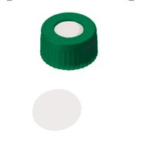 Product Image of Kurzgewindekappe, ND9 PP, grün, 0,2 mm, PTFE virginal, 10x100/PAK