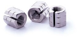 Trajan (SGE) SilTite Metal Nut, 10/32'' AD, 0.8 mm ID, 5 St/Pkg