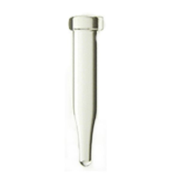 Microsolv Crimp Top Vials,clear glass, 0.2ml, an 8mm Serum Finish with 5.5x31.5mm OD and a conical bottom, for use as an autosampler vial, 10 x 100pc/