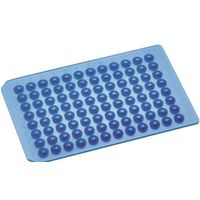 Product Image of Sealmat, clear, silicone/PTFE, for 96 Micro Well Microplate, domed base, 8mm diameter, 5/pck, non-sterile