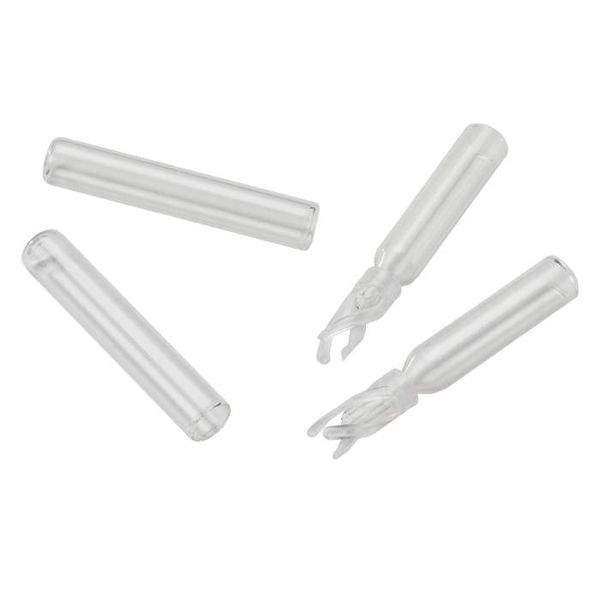 PerkinElmer Börkell-/Rollrandfläschchen, Klarglas, mit versiegeltem 300 μl Einsatz, 11 mm ID, 100 St/Pkg