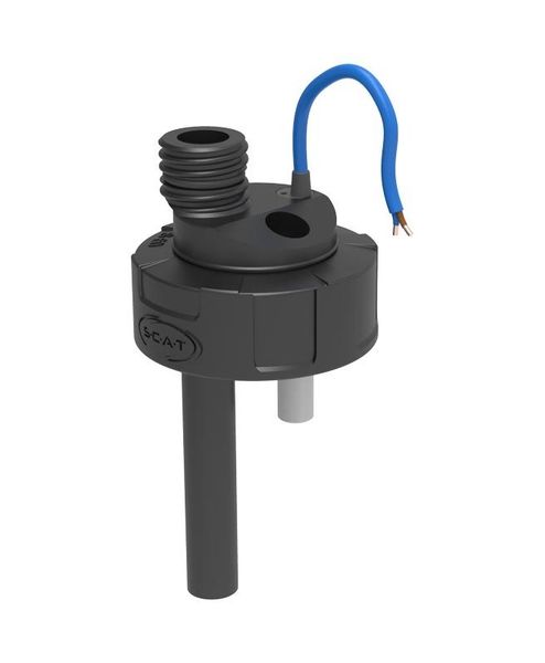 SCAT SymLine Safety Waste Cap, S60/61, Typ 1, PTFE elektrisch ableitfähig, kapazitive einstellbare Füllstandskontrolle aus PTFE