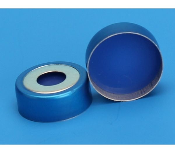 JG Finneran 20 mm Blue BiMetal Seal, 3 mm Thick Clear PTFE/Blue Silicone, Ultra Low Bleed, 10 x 100 pc/PAK